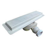 EU BATHROOM LINEAR FLOOR DRAIN WITH DRAINAGE HUB WITH AUTO VALVER