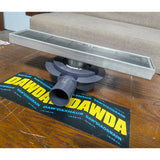 TOILET FLOOR DRAIN  WITH DRAINAGE HUB WITH AUTO VALVE