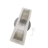 BATHROOM SHOWER FLOOR DRAIN WITH DRAINAGE FLANGE BASE WITH AUTO VALVE